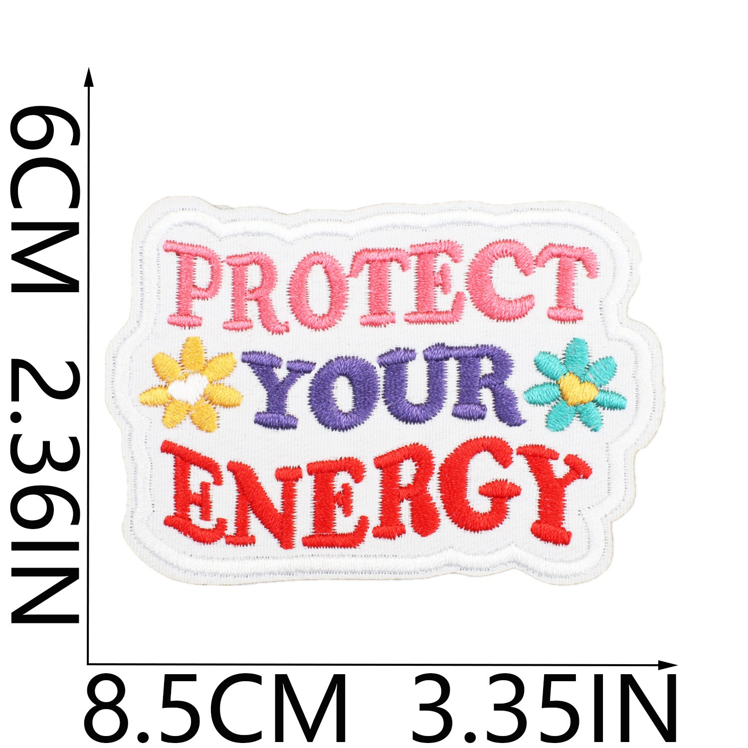 Wholesale Peace Self-love Embroidered Cloth Sticker